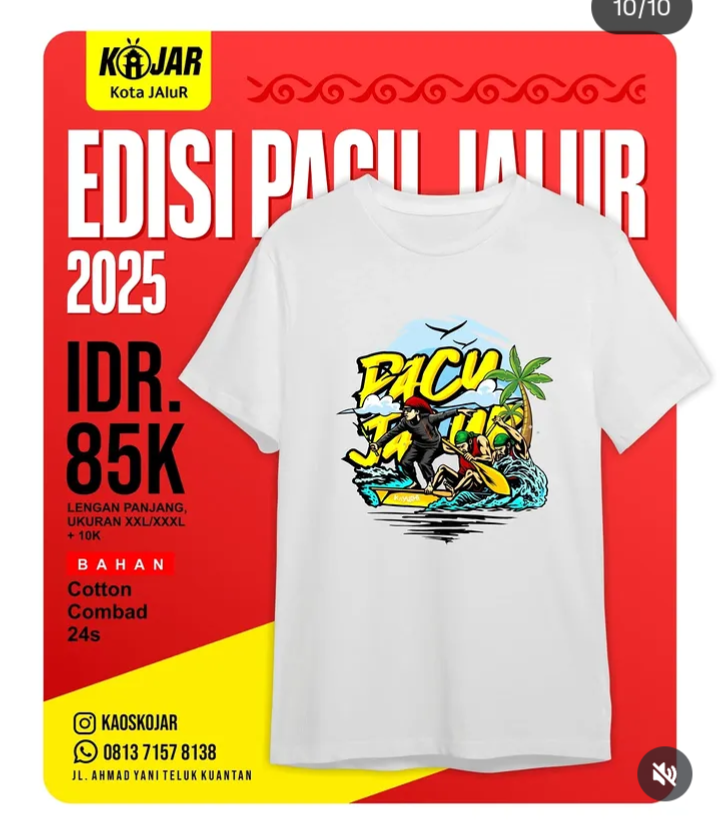 Kaos Sablon Coustem